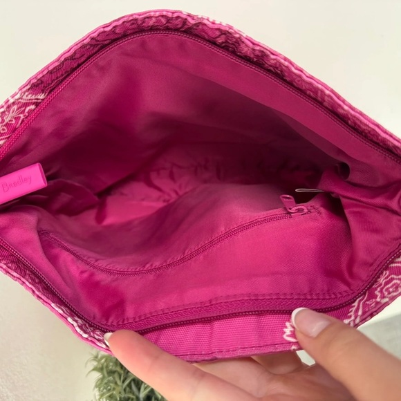 Vera Bradley Pink Paisley Crossbody Purse - Picture 2 of 2